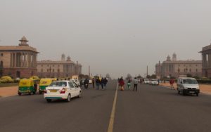 Blick aufs India Gate ... theoretisch ;)