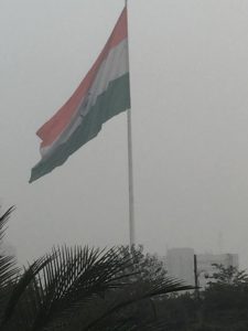 Connaught Place - Indische Fahne