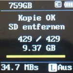 Image-Tank: Transfer SD-> HDD (3v3)